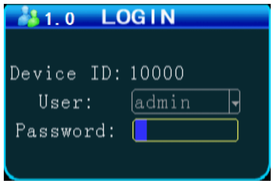 Initial Login