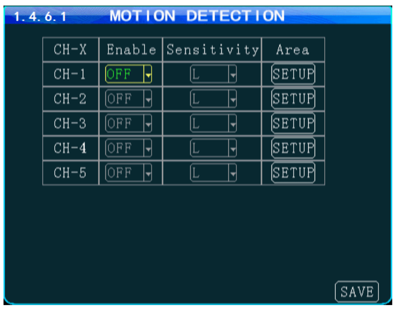 Sensors Setup