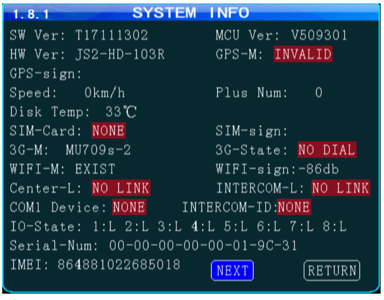 System Info